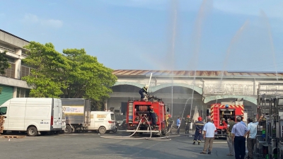 Viettronics Thủ Đức tổ chức diễn tập Ph&ograve;ng ch&aacute;y, Chữa ch&aacute;y v&agrave; Cứu nạn cứu hộ tại cơ sở năm 2025